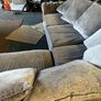 Silver crashed select corner sofa Image 3