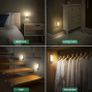 Motion Sensor Lights Indoor, 2 Pack USB Rechargeable LED Night Light with 3 Modes (AUTO/ON/OFF), Stick-On Cupboard Light with Magnetic Strips for Wardrobe, Bedroom, Stair, Cabinet, Kitchen, Hallway (FREE POSTAGE) Image 5