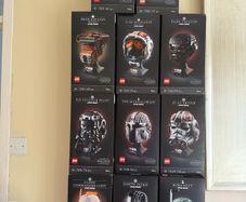 lego Star Wars helmets x 11