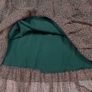 YAS Dark Green Pink Floral Tiered Frill Neck Midi Dress 14UK/42EU Image 4