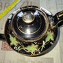 Antique Black-Glazed Ceramic Teapot, likely in the style of Victorian Jackfield-ware 19th-to-20th-century Postage Available or Collection Image 5