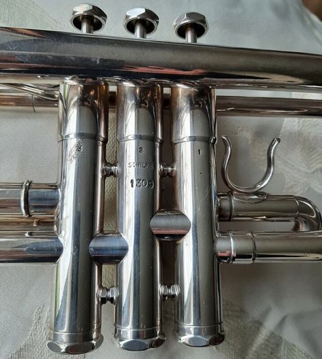 Vintage Schilke E1 trumpet in Key of E Flat and D