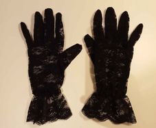 New Black Lace Gloves