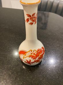 Crown Staffordshire vintage  Red Dragon Rangoon vase