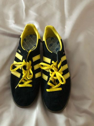 Mens new city series athen black & yellow trainers size 7