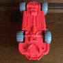 Imaginext Batman Super armour Ninja Batmobile and figure Image 3