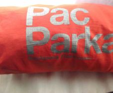 Pac Parka Backpack Raincover Reflective commute trails hiking walking rucksack cycling On3n3ss Orange