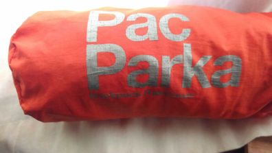 Pac Parka Backpack Raincover Reflective commute trails hiking walking rucksack cycling On3n3ss Orange