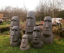 Easter Island Heads Dark