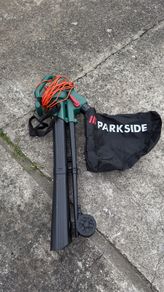 Parkside PLS 2600 electric leaf blower and vacuum.