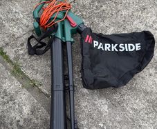 Parkside PLS 2600 electric leaf blower and vacuum.