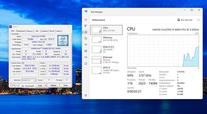 Hp 290 G1 I5-6600 16gb 1tb Ssd Pc