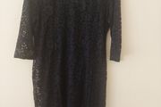 Navy Lace Dress M&amp;S