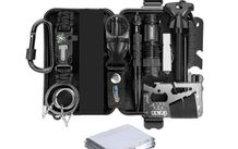 12 in 1 Survival Emergency Angler Set Outdoor Camping Bushcraft Outdoor Survival Kit - NO KNIFE
