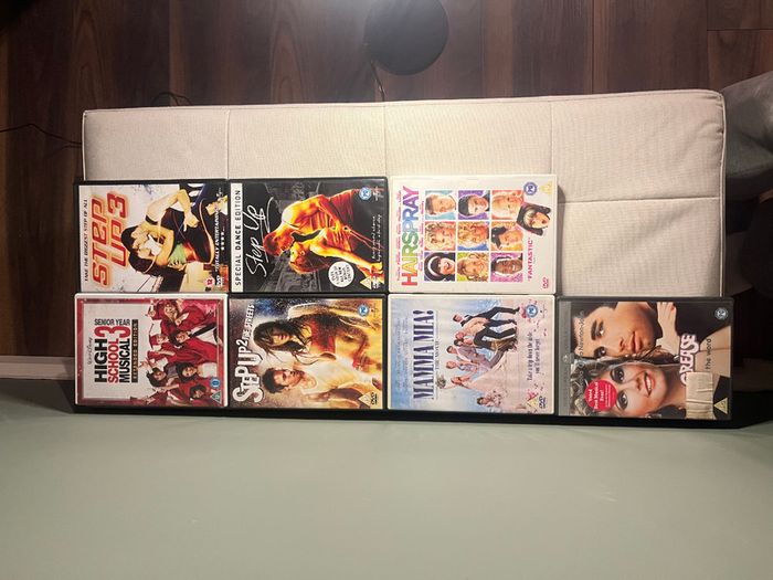 Music and Dance DVD Bundle Step Up 1 2 3 Mamma Mia Hairspray