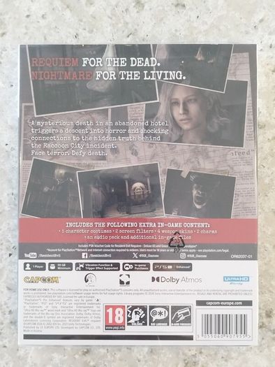 Resident Evil Requiem Deluxe Edition PS5.
