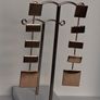 Gold Geometric Cascading Squares Earrings Image 10