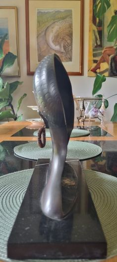 Karl Hagenauer brass bust of an African woman