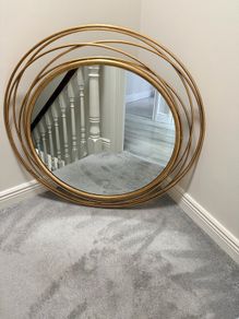 Rope Effect Gold Mirror