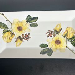 Tipperary Crystal  Botanical Studio - Mermaid Rose Plate