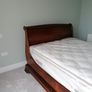 solid mahogany sleigh bed frame Image 3