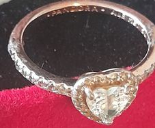 Pandora 2 tone gold yellow and rose size 5.5