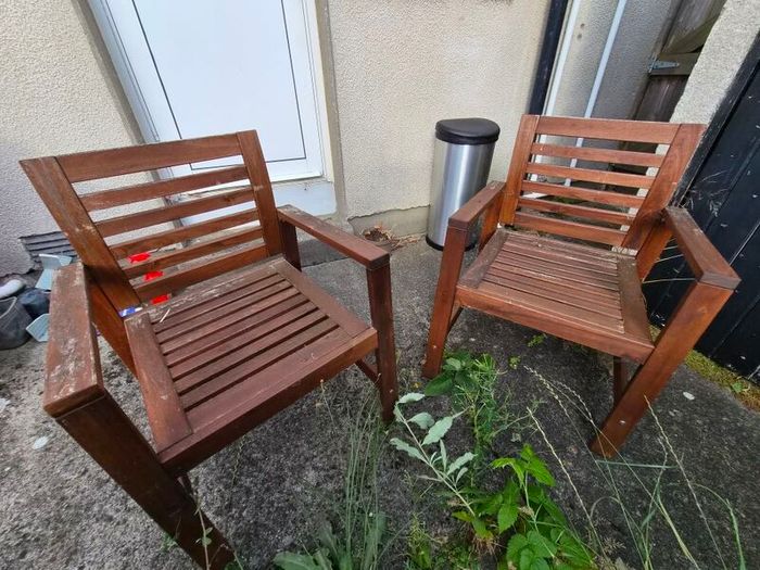 Ikea Applaro Table, 2 chairs and bench