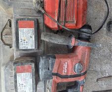 Hilti sds charger and two batteries
