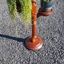 plant holder in hardwood (mahogany). Image 5