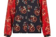 Brand new Monsoon Jane Printed Bomber Jacket size UK18/20 EU46/48 Postage included