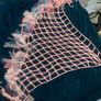 Pink tasseled hammock Image 2