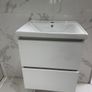 Special offer deal Brand New 500 Gloss White Wall Hung Unit and Basin Image 3