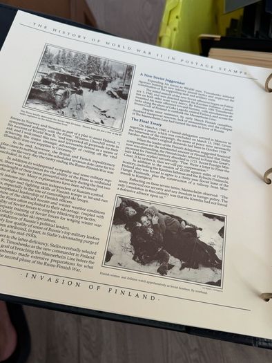 The History of World War II in post stamps