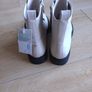 BNWT Primark Off-White Chunky Combat Boots - Size 6". Image 3