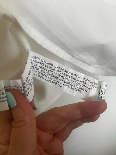 Zara Kids Blouse with Oversized Embroidered Collar Age 11 to 12