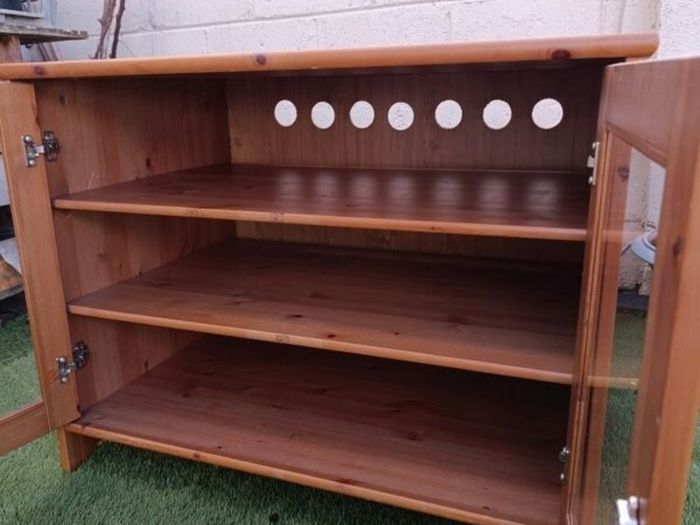 Solid pine wood cabinet