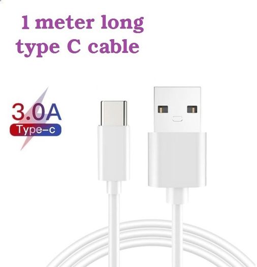Type C Cable 1 Meter  For Galaxy S8 S9 S10 Oneplus Htc Lg Huawei Charger