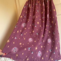 Hand made cottagecore style ruffle lace maxi skirt ladies 8-10