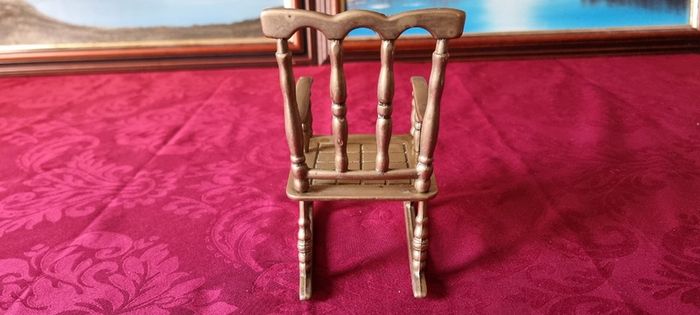 Solid Brass Decorative Rocking Chair Ornament