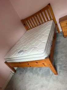 Double Bed + Wardrobe + Locker