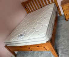 Double Bed + Wardrobe + Locker