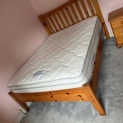 Double Bed + Wardrobe + Locker