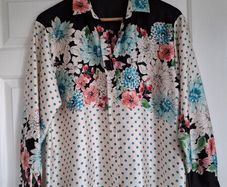 Zara Floral Polkadot Shirt