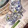 Rare 1960s Handmade Murano Style End of Day Splatter Glass Fish Ashtray Vase Image 2
