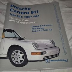 1989 - 1994 Porsche Carrera 911 Type 964 Bentley Technical Data  PC94