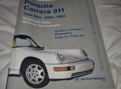 1989 - 1994 Porsche Carrera 911 Type 964 Bentley Technical Data  PC94
