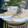 Ladies Beige & White Puma Trainers Image 6