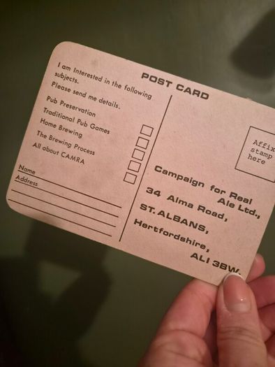 Rare 1970s CAMRA "Real Ale" Postcard Beer Mats - Matching Set of 4 (Pristine Deadstock)