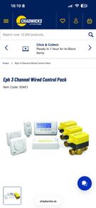 EPH 3 channel heating controls