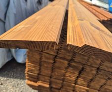 Pine Thermowood cladding T&G (33m2) left!